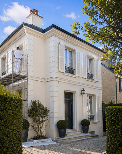 Ravalement de façade et peinture à Louveciennes dans les Yvelines