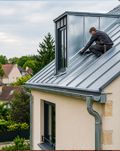 Travaux de zinguerie à Louveciennes dans les Yvelines